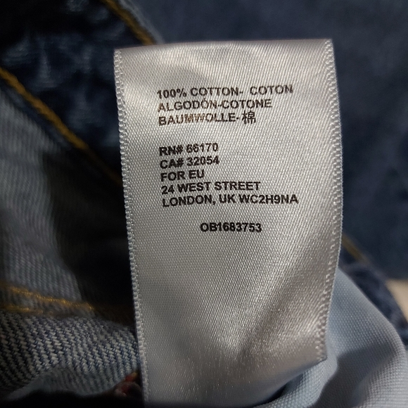 BDG Tapered Baggy High Waist Jeans Sz 24 - Picture 11 of 12